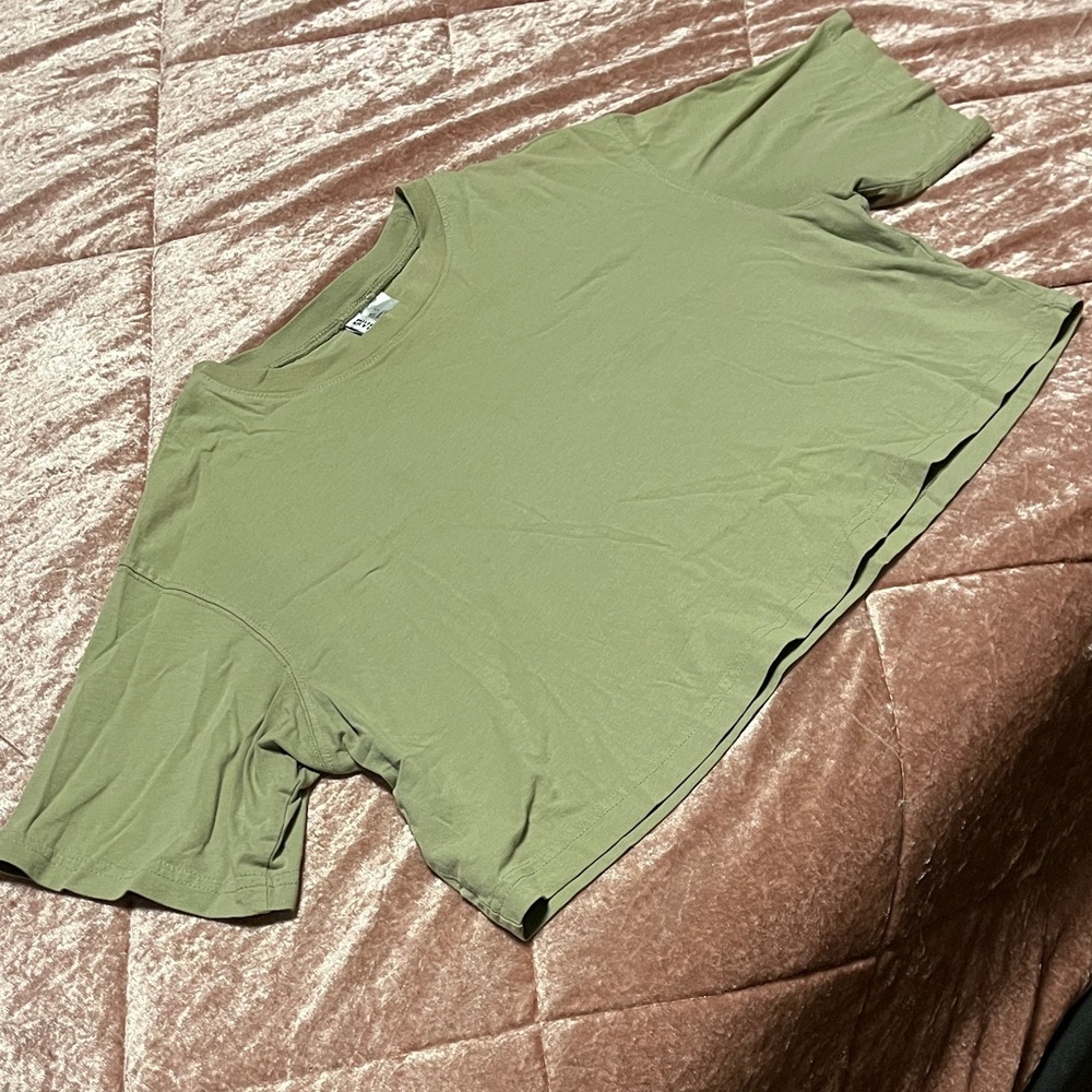 H&M Olive Green Crop Top